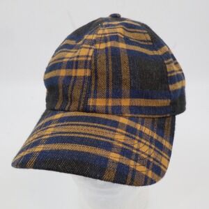 Nike SB Heritage86 Plaid Hat Mens MISC Blue Yellow Tartan Strapback DA1383-410